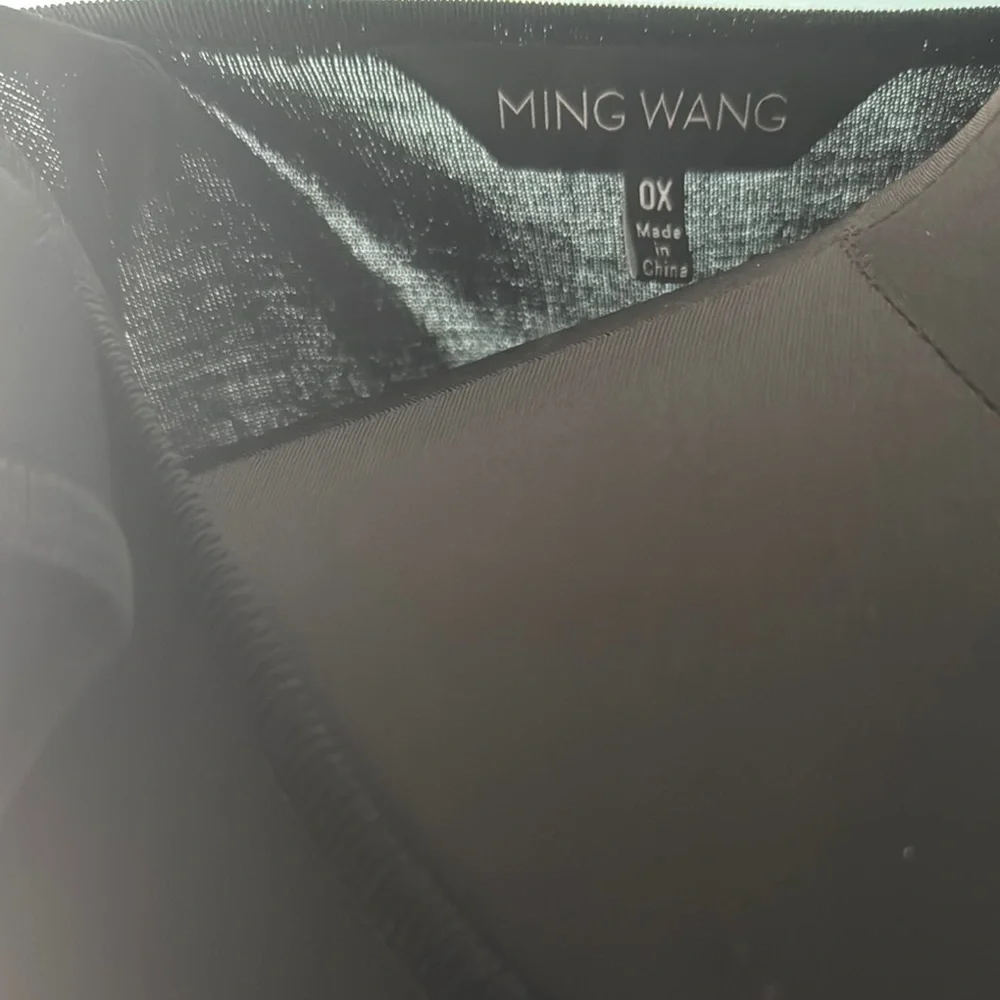 Ming Wang Black Sleeveless Sheath Midi Dress - Picture 4 of 4